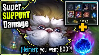 How to do the MOST damage as Heimerdinger Support [upl. by Olwena]