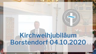 Kirchweihjubiläum in Borstendorf mit Prof Johannes Berthold [upl. by Arhna]