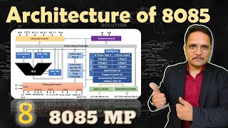 Architecture of 8085 Microprocessor Data Flow and Working Explained  8085 [upl. by Vachil]