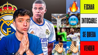 TIERLIST de la PLANTILLA del REAL MADRID 202425 da mucho miedo [upl. by Kanor]