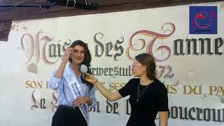 INTERWIEV MISS ALSACE [upl. by Rozek119]