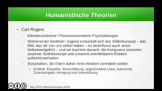 Psychologie  Persönlichkeit  Humanistische Theorien [upl. by Assil]