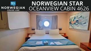 Norwegian Star  Oceanview Stateroom 4626 [upl. by Yrahca]