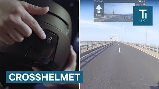 This motorbike helmet has a camera that gives the rider a 360degree view [upl. by Dammahom571]