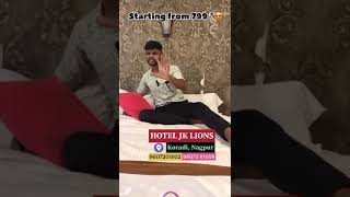 Couple Friendly Hotels  Couple Room at just Rs 799  Koradi Nagpur Hotel  Koradi Mandir Hotel [upl. by Aikemet]