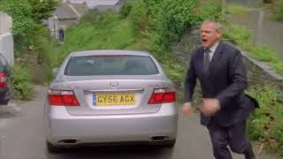 Doc Martin Chases The Boy Has Been Vandalizing Cars [upl. by Kentigerma]