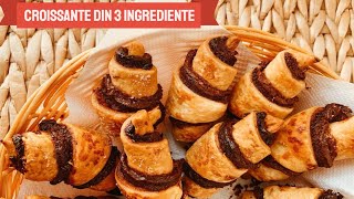 cum sa gatesti croissante din 3 ingrediente cea mai delicioasa reteta [upl. by Norak100]