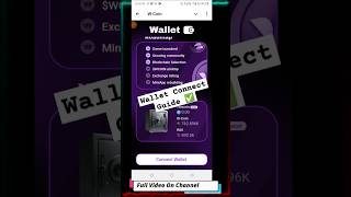 W Coin Wallet Connect Kaise Kare Guide W Coin Wallet Connect StepbyStep Tutorial wcoin shorts [upl. by Mcgrath]