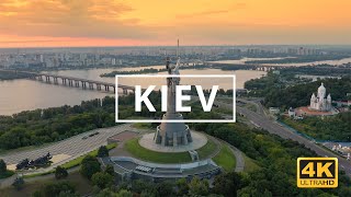 Kiev Ukraine 🇺🇦  4K Drone Footage [upl. by Zelle]