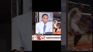 Stephen A Smith on Derrick Rose Retiring 🌹 comedy nba stephenasmith espn sports derrickrose [upl. by Llenej]