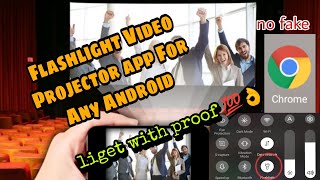 Flashlight Video Projector Apps On Any Android phone [upl. by Grados841]