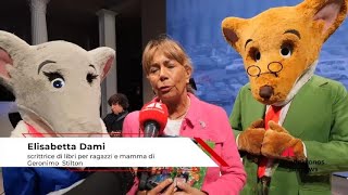 Buchmesse Dami “Da 25 anni Geronimo Stilton trasmette la passione per la lettura e per l’Italia” [upl. by Ormand]