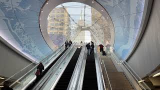 Moynihan Train Hall NYC walking tour Penn Station Amtrak LIRR Grand Opening January 1 2021 4K video [upl. by Renick]