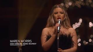 Maren Morris quotThe Bonesquot Nashville Symphonie Ball 2020 [upl. by Bernadene]