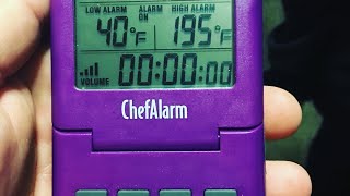 Thermoworks Chef Alarm Review [upl. by Leimad]