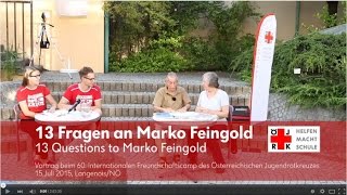 13 Fragen an Marko Feingold [upl. by Murage940]