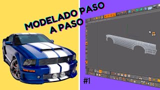 Tutorial Paso a Paso  Modelado de Vehículo 3D Completo CINEMA 4D✋Aprende a Modelar Desde Cero🤚  1 [upl. by Acinok]