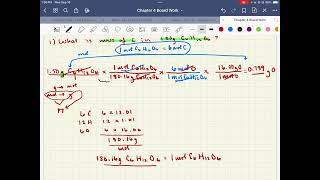 Conversions mol to g g to mol etc Video F24 [upl. by Querida16]