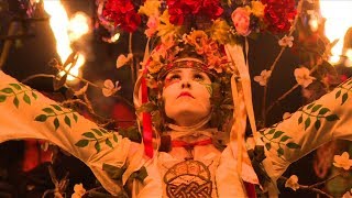 Celtic festival of Beltane heats up in Scotland [upl. by Nolyaw355]