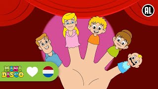 DE FAMILIE VINGER  Kinderliedjes  Liedjes voor Peuters en Kleuters  Minidisco [upl. by Skell]