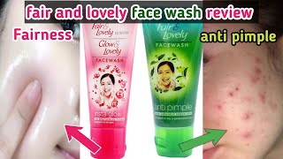 fair and lovely face wash review fair and lovely anti pimple facewash glowandlovely jannatsbeauty [upl. by Anail]