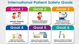 International Patient Safety Goals أهداف السلامة العالمية للمريض سلسلةانترفيوالتمريضElSenior MF [upl. by Courtney889]