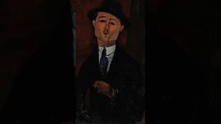 a1980 Amedeo Modigliani Italian 18841920 shorts art painting classical publicdomain [upl. by Ellac]