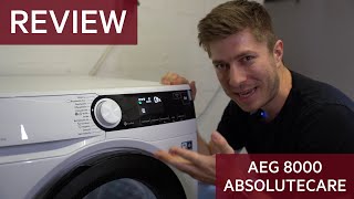 AEG 8000 AbsoluteCare Trockner TR8T70680 Review  Testsieger Stiftung Warentest [upl. by Anilesor658]