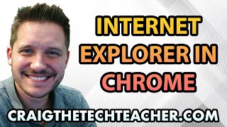 Run Internet Explorer Compatible Sites in Chrome [upl. by Suanne80]