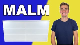 UPDATED  MALM 6 Drawer Dresser IKEA Tutorial [upl. by Frendel]