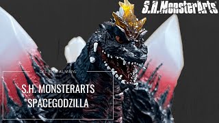 Del cine al vinyl SH Monsterarts SpaceGodzilla  Review en español [upl. by Behlke]