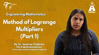 Method of Lagrange Multipliers Part 1  Engineering Mathematics  S Chand Academy [upl. by Heidi]