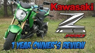 Kawasaki Z125 PRO 1 year Owner Review [upl. by Madaih80]