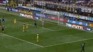 SKY 090510 Inter vs Chievo 43 [upl. by Klotz350]