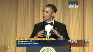 President Obama at 2013 White House Correspondents Dinner CSPAN [upl. by Raymonds57]