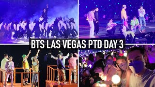 BTS PTD Las Vegas Day 3  Fans stopped throwing things at BTS Vlogfancam FULL CONCERT HD [upl. by Artemas646]