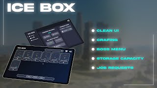 Ice Box  Crafting  Ingredients  Stock  Boss Menu  Storage  Job Requests  ESXQBCORE [upl. by Ramilahs]