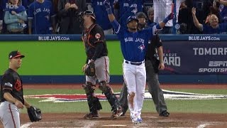 BALTOR Encarnacion launches walkoff homer in 11th Blue Jays to ALDS [upl. by Aicsile]