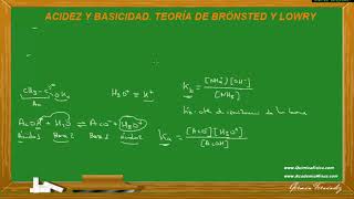 Teoría ácidobase de Bronsted y Lowry [upl. by Adroj]