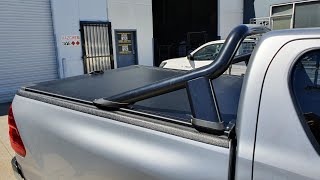 Toyota Hilux Revo with Tub Liner Roller Cover Installation Guide Video [upl. by Earahs]