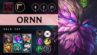 Ornn Top vs Fiora Dominating  KR Grandmaster Patch 1420 [upl. by Ehtyde]