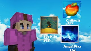 los 3 MEJORES TEXTURE PACKS de YOUTUBERS para BEDWARS [upl. by Dina]