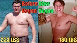 RAW VEGAN WEIGHT LOSS TRANSFORMATION GABE SMITH amp EASY RAW FOOD [upl. by Atteve]