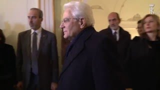 Intervento Presidente Mattarella a Napoli  teatro San Carlo [upl. by Papp144]