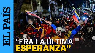 VENEZUELA  Así reaccionaron los venezolanos de todo el mundo al resultado electoral  EL PAÍS [upl. by Siraved975]