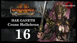 Total War Warhammer 2 Mortal Empires  Har Ganeth Crone Hellebron Campaign 16 [upl. by Ayetal420]