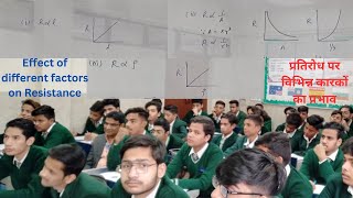 How Resistance is affected Factors affecting R resistance resistivity conductor current cbse [upl. by Aniluap]