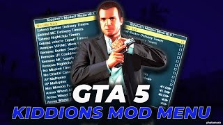 GTA 5 Mod Menu  GTA 5 Kiddions Mod Menu 101  GTA 5 Online  Undetected  Última versão [upl. by Arada]