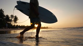 Surf Camp Ahangama Sri Lanka  Ocean Adventure [upl. by Debi]