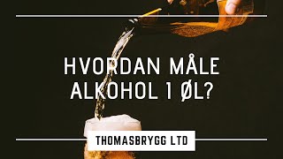 Hvordan beregne alkohol i ØL [upl. by Harbird]